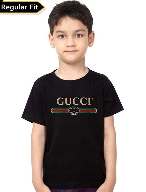 boys white gucci shirt|Gucci shirt for kids boys.